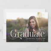 脚本エレガント卒業生4写真部卒業 案内状 (正面)