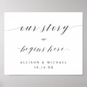 脚本エレガント我々の物語はここから始ま結婚る ポスター (正面)