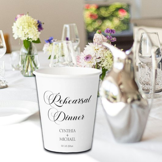 脚本エレガント結婚のリハーサル 紙コップ