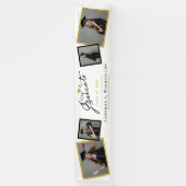 脚本スタイリッシュ卒業生4写真卒業パーティー 横断幕 (縦)