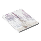 脚本フランスのシャンデリアエッフェルタワー ノートパッド (アングル)