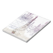 脚本フランスのシャンデリアエッフェルタワー ノートパッド (回転)