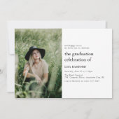 脚本ミニマル大学院写真卒業パーティー 招待状 (裏面)