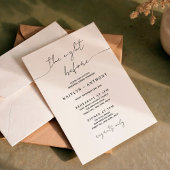 脚本ミニマル結婚のリハーサル 招待状