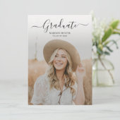 脚本ミニマル2写真卒業パーティー 招待状 (スタンド正面)