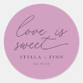 脚本モダンの愛は甘結婚い ラウンドシール (正面)