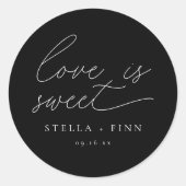 脚本モダンの愛は甘結婚い ラウンドシール (正面)
