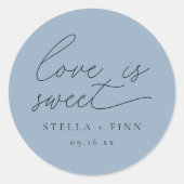 脚本モダンの愛は甘結婚い ラウンドシール (正面)