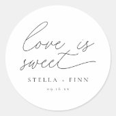 脚本モダンの愛は甘結婚い ラウンドシール (正面)