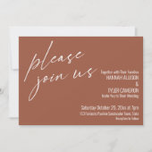 脚本モダンはテラコッタの結婚店に 招待状 (正面)