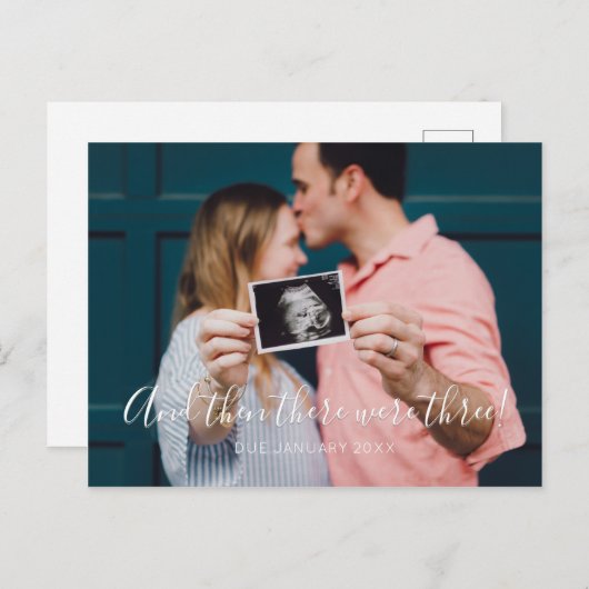 脚本モダンを書いて妊娠が3回あった 案内ポストカード (正面/裏面)