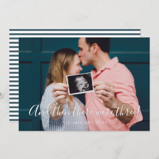 脚本モダンを書いて妊娠が3回あった 案内状 (正面/裏面)