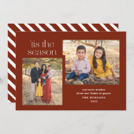 脚本モダンシーズン書道フォトホール シーズンカード