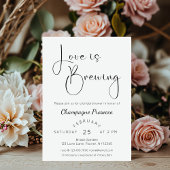 脚本モダンブライダルシャワー愛が醸造している 招待状