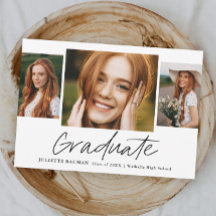 脚本モダン卒業シンプル3写真卒業