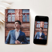 脚本モダン卒業生2写真卒業パーティー 招待状