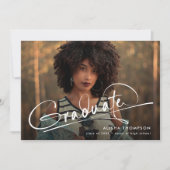 脚本モダン卒業生3写真部卒業 案内状 (正面)