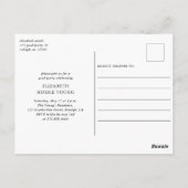 脚本モダン大学院写真アーチ卒業パーティー ポストカード (裏面)