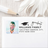 脚本モダン大学院写真卒業シック ラベル (インサイチュ)