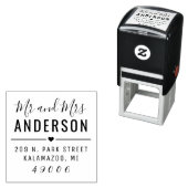 脚本モダン氏の結婚差出人住所 セルフインキングスタンプ (インサイチュ)