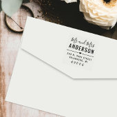 脚本モダン氏の結婚差出人住所 セルフインキングスタンプ