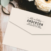 脚本モダン氏の結婚差出人住所 セルフインキングスタンプ