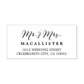 脚本モダン氏の結婚自筆スタンプ セルフインキングスタンプ (デザイン)