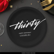 脚本モダン白黒30歳の誕生日