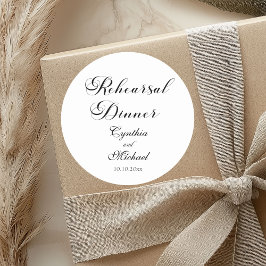 脚本モダン結婚のリハーサル ラウンドシール