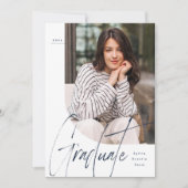 脚本モダン院海軍2写真卒業 案内状 (正面)