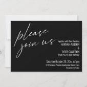 脚本モダン黒番に参加して結婚くれ 招待状 (正面)