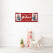 脚本モダン2写真卒業パーティー 横断幕 (インサイチュ)