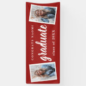 脚本モダン2写真卒業パーティー 横断幕 (縦)