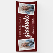 脚本モダン2写真卒業パーティー 横断幕 (縦)