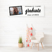 脚本モダン2写真卒業パーティー 横断幕 (インサイチュ)