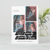 脚本モダン3写真卒業22歳 招待状 (スタンド正面)