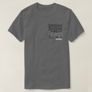 脚本家の並外れたカスタム Tシャツ