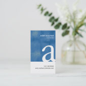 脚本家の文学芸術モノグラムはっきりした 名刺 (スタンド正面)