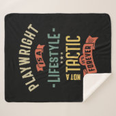 脚本家の肩書きギフト シェルパブランケット (正面(横))