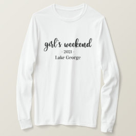 脚本家の週末の場所とTシャツ Tシャツ