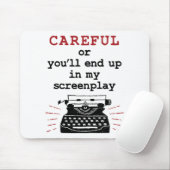脚本家，念入りに脚本に上がる マウスパッド (マウス)