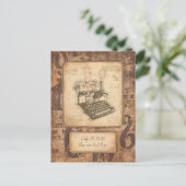 脚本家/脚本家ヴィンテージアートギフト ポストカード (スタンド正面)