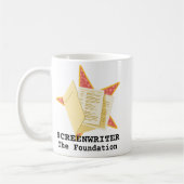 脚本家 – 財団クラシックのマグカップ コーヒーマグカップ (左)