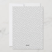 脚本手モダン文字メリークリスマス シーズンカード (裏面)