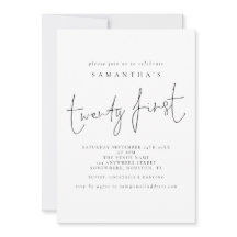 脚本21歳の誕生日パーティー