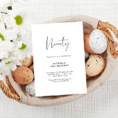 脚本90 |シンプル第90期マイルストーン誕生日 招待状