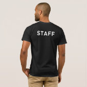 脚注スタッフシャツ Tシャツ (裏面フル)