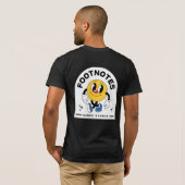 脚注スタッフシャツ Tシャツ (裏面フル)