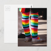 脚誇りを持った ポストカード (正面/裏面)