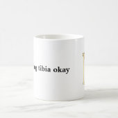 脛骨のNurse医学のおもしろいな上腕骨の博士 コーヒーマグカップ (中央)